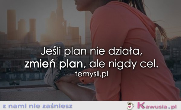 Jeśli plan nie działa...