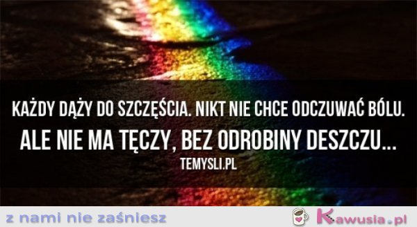 Każdy dąży do szczęścia