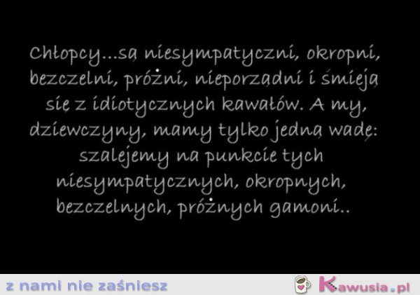 Chłopcy...