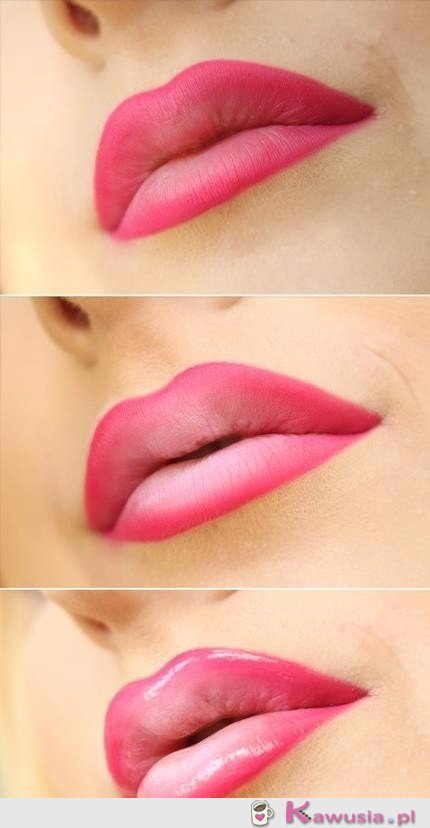 Cudne r&oacute;żowe usta